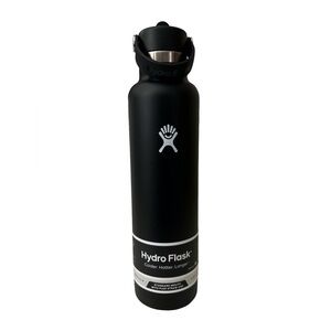 Hydro Flask 24 oz Standard Mouth Bottle with Flex Straw Cap - Black